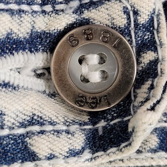 Vintage 80s LEE Acid-Wash Jeans Womens 00 22x27 Air-Gear - Picture 4 of 16